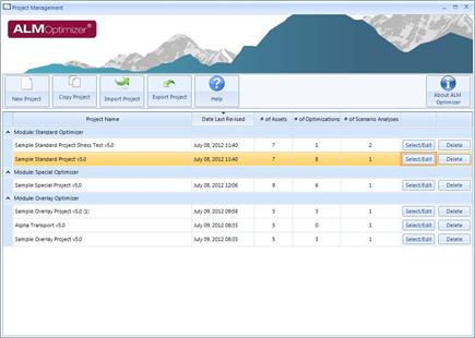 Asset Allocation Software - The ALM Optimizer